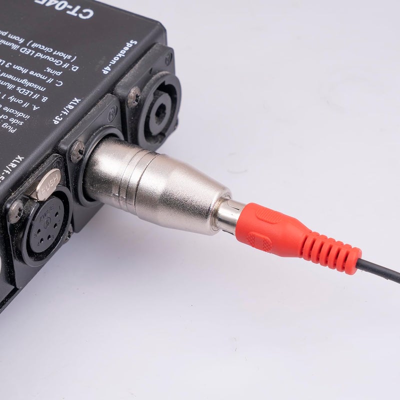 HUALEU XLR Male to RCA Female Adapter Cable - 2 Pack Audio Connector Converter for Microphone - Image 4